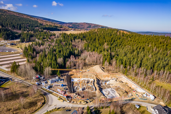 Lato na budowie Izera Park